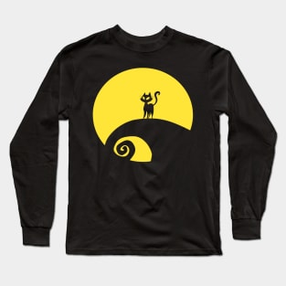 Cat skellington Long Sleeve T-Shirt